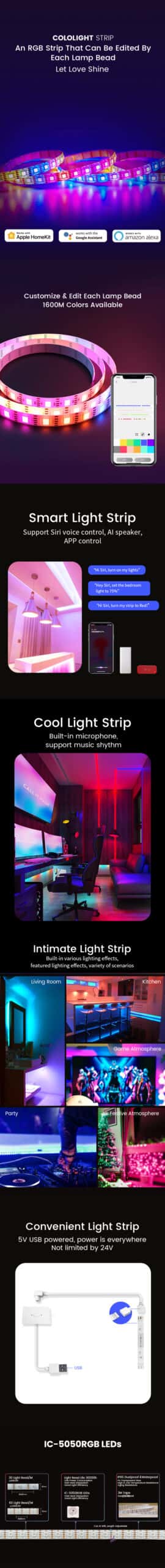 COLOLIGHT STRIP PLUS LEDS Extension 2M