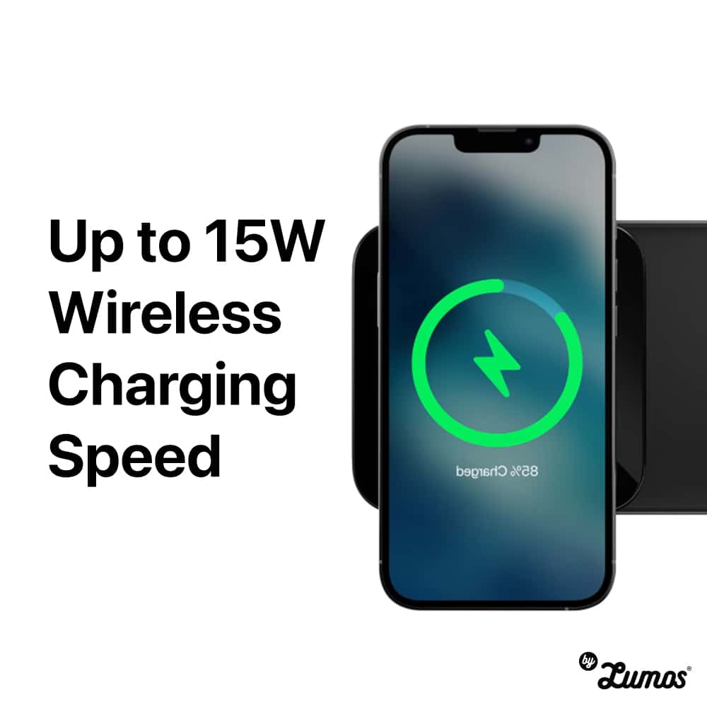 NOMAD BASE ONE MAX Magsafe Charger 15W Wireless Charging Speed Apple Watch/Phone Charging Base Charge 3x Faster