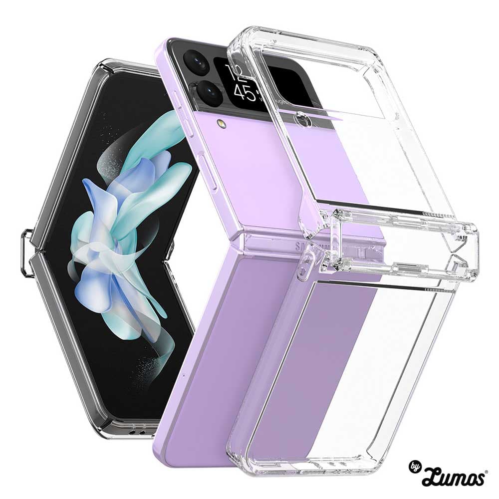 ARAREE NUKIN 360 Transparent Case For Samsung Galaxy Z Flip 4 Series β Clear