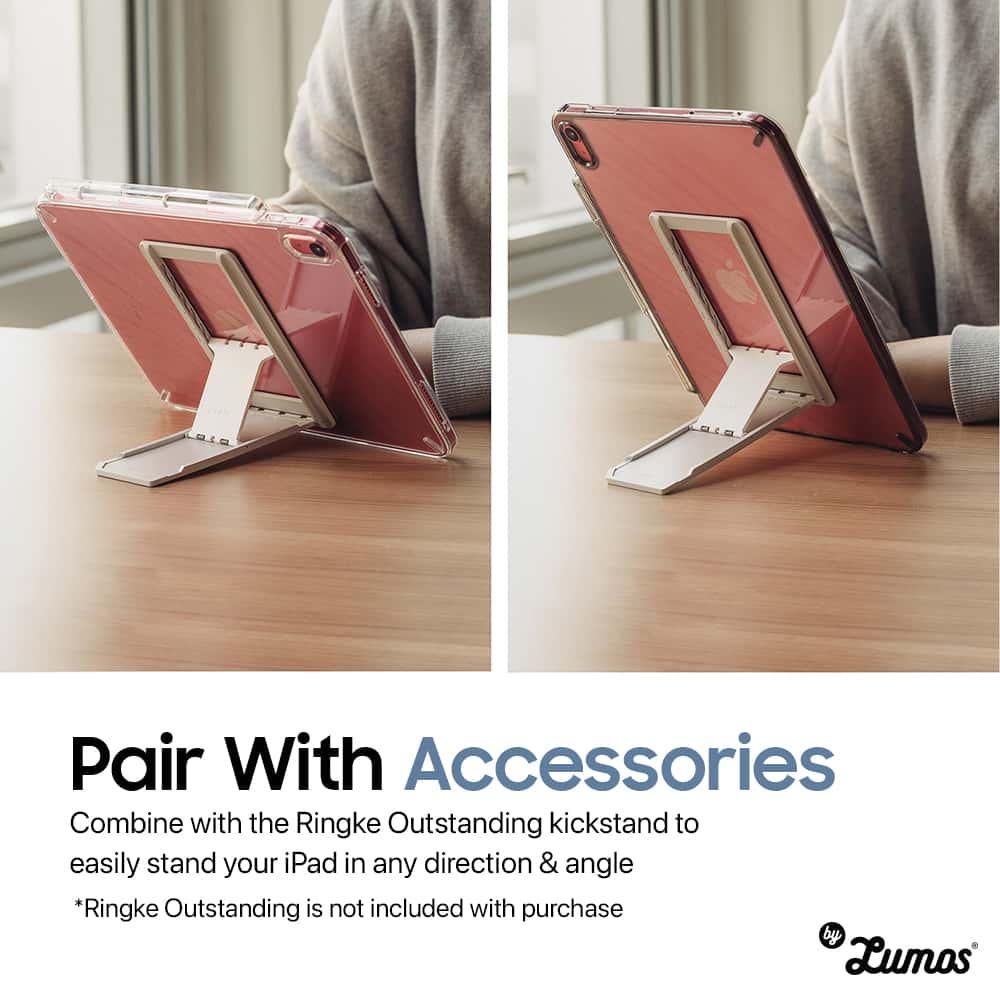 Ringke FUSION Series Case for iPad 10th with Pencil Holder Over Charge Prevention Protective Cover
