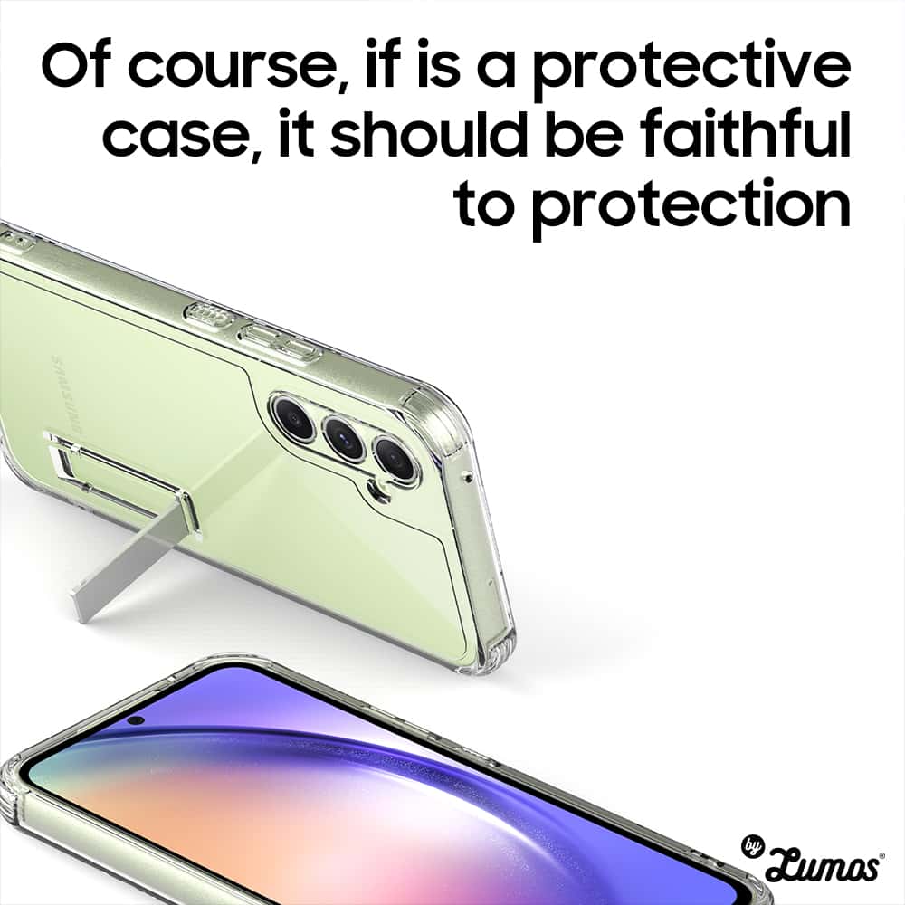 ARAREE FLEXIELD S Samsung Galaxy A54 Soft Clear Black Cover Protective Case