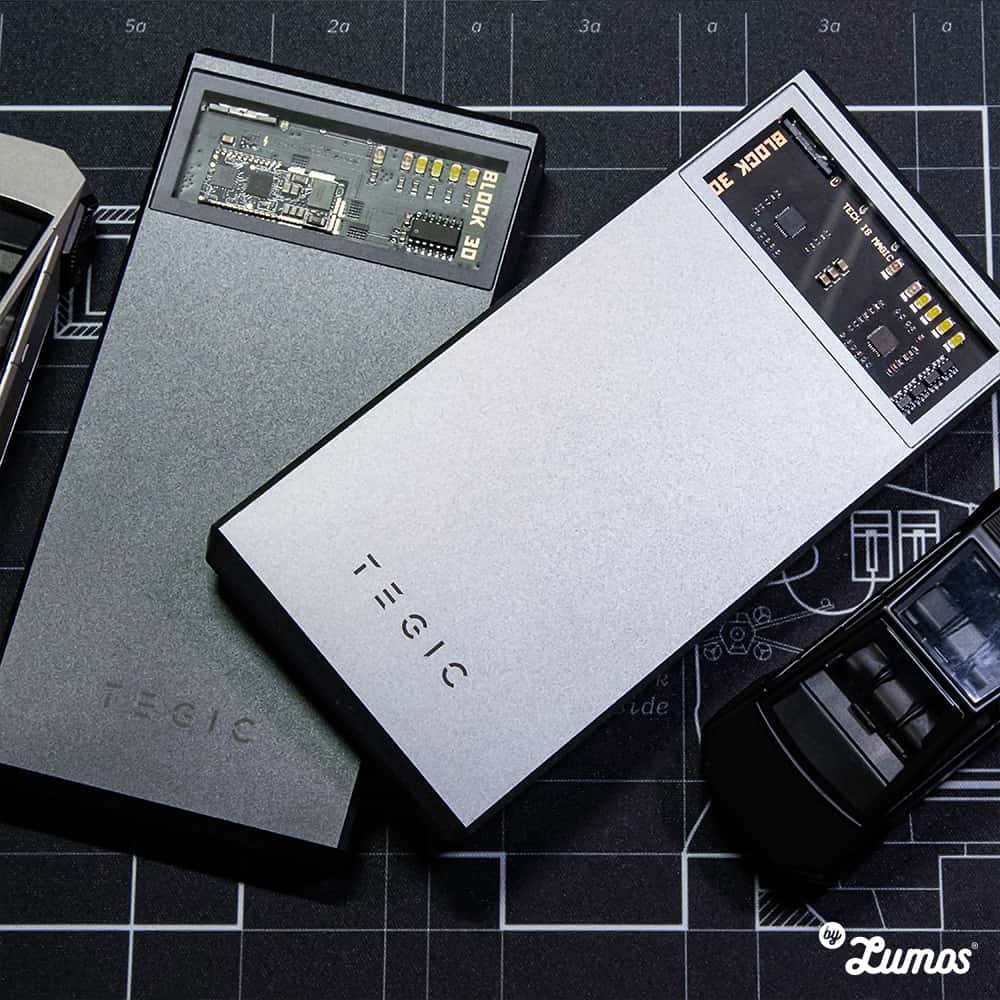TEGIC BLOCK 30 Fast Charging Power Bank 30W In and Out 10000 mAh Type-C and USB-A Futuristic Design Power Bank