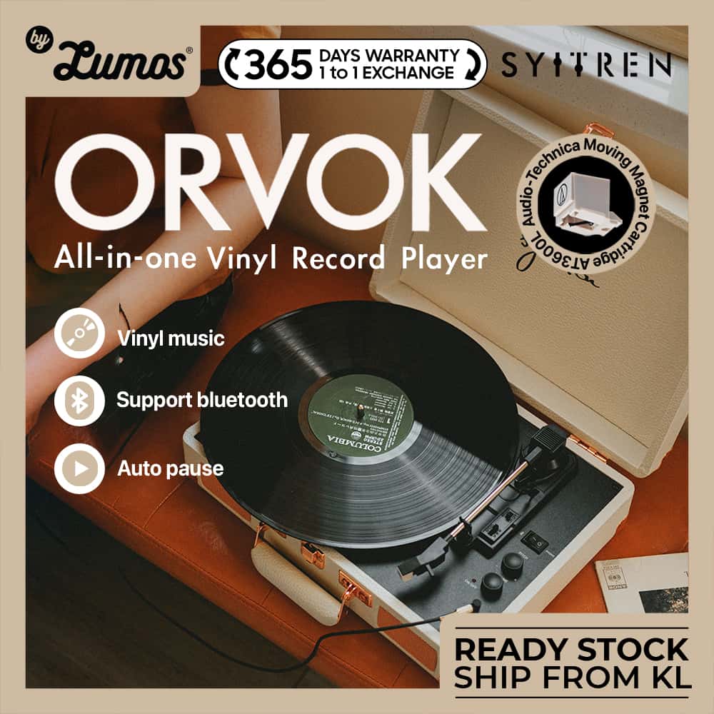 SYITREN ORVOK III All-In-One Vinyl Record Player