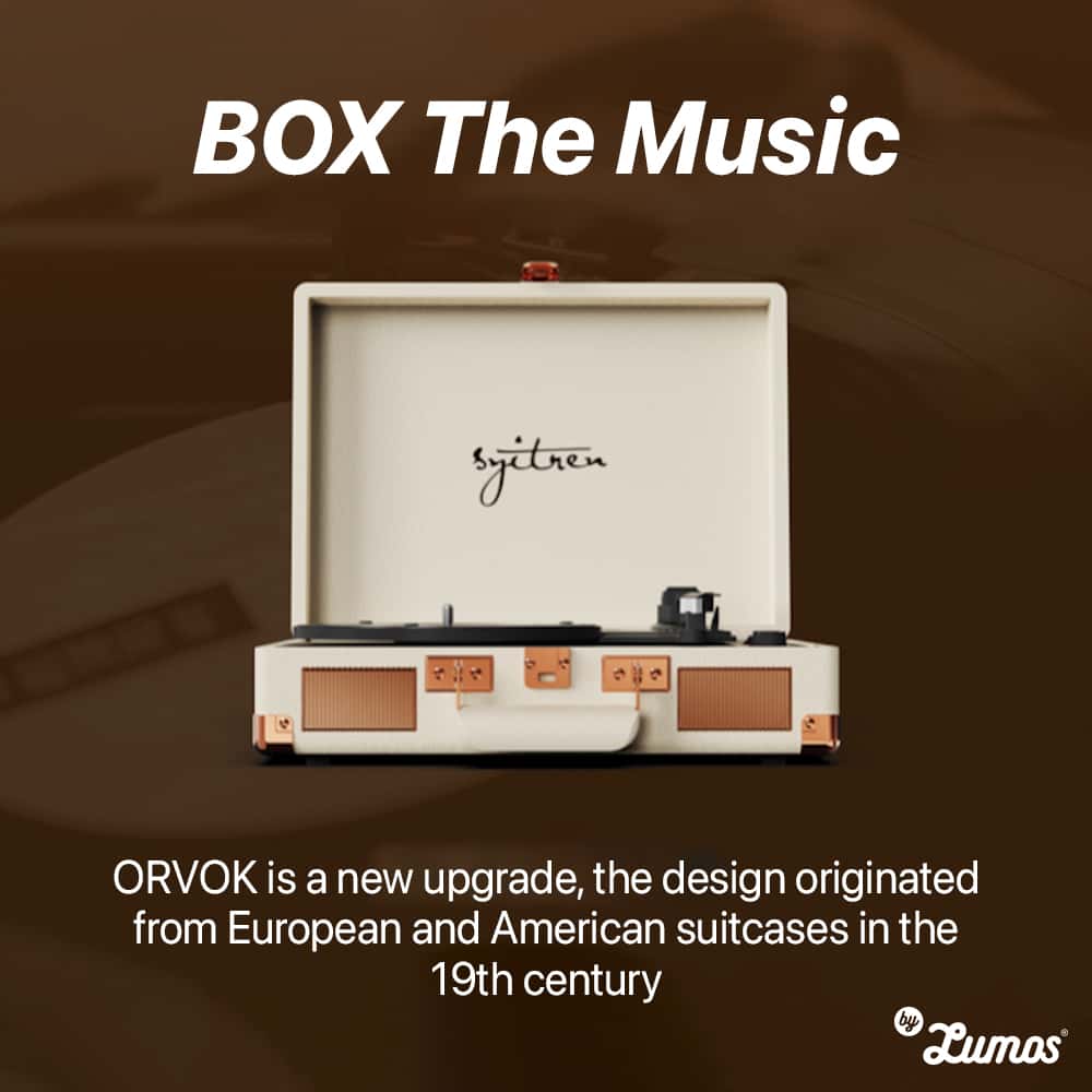 SYITREN ORVOK III All-In-One Vinyl Record Player