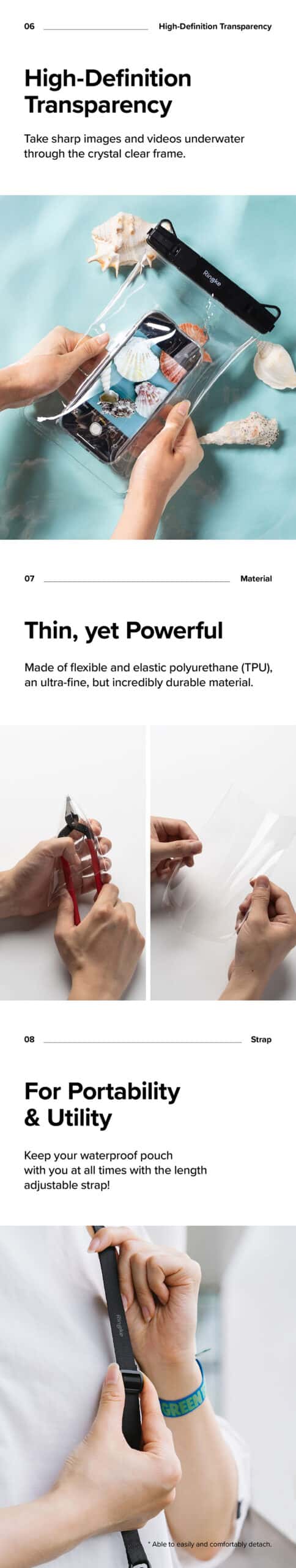 RINGKE FRAMELESS WATERPROOF POUCH
