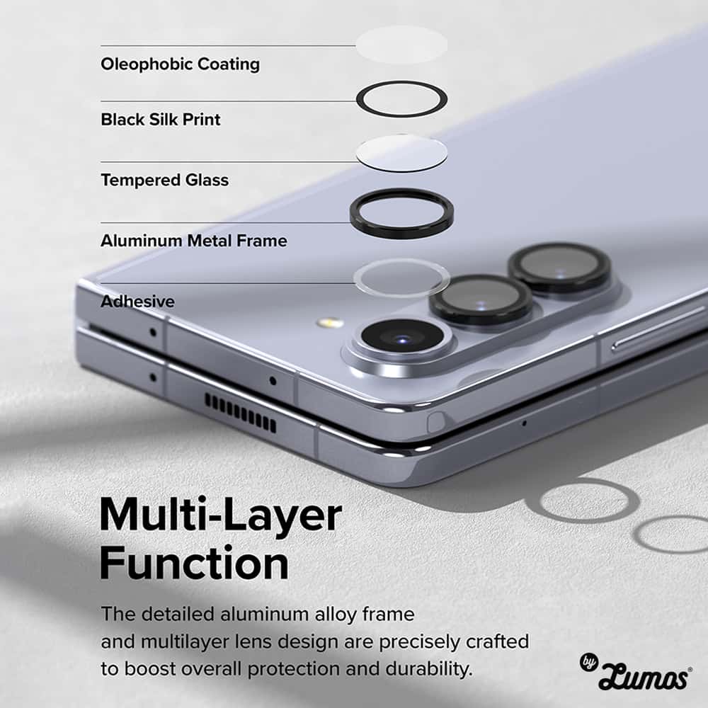 RINGKE CAMERA LENS FRAME GLASS Designed For Samsung Galaxy Z Fold 5 Camera Lens Protector