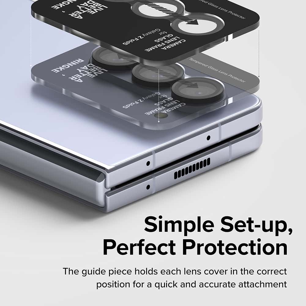 RINGKE CAMERA LENS FRAME GLASS Designed For Samsung Galaxy Z Fold 5 Camera Lens Protector