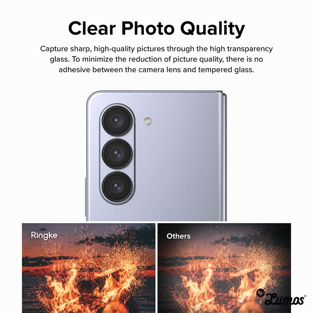 RINGKE CAMERA LENS FRAME GLASS Designed For Samsung Galaxy Z Fold 5 Camera Lens Protector