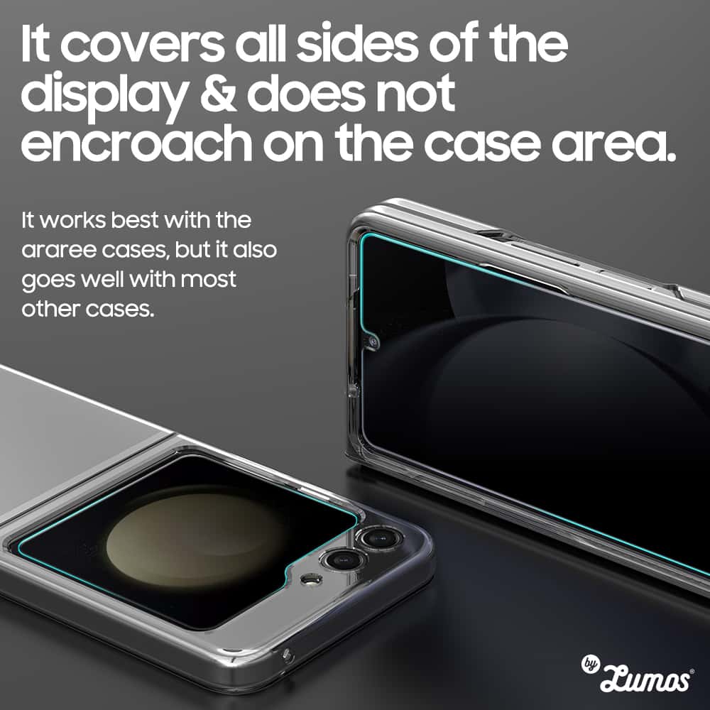 Araree Sub Core Privacy Premium Tempered Glass For Samsung Galaxy Z Fold 5 & Z Flip 5 Screen Protector Anti Scratches