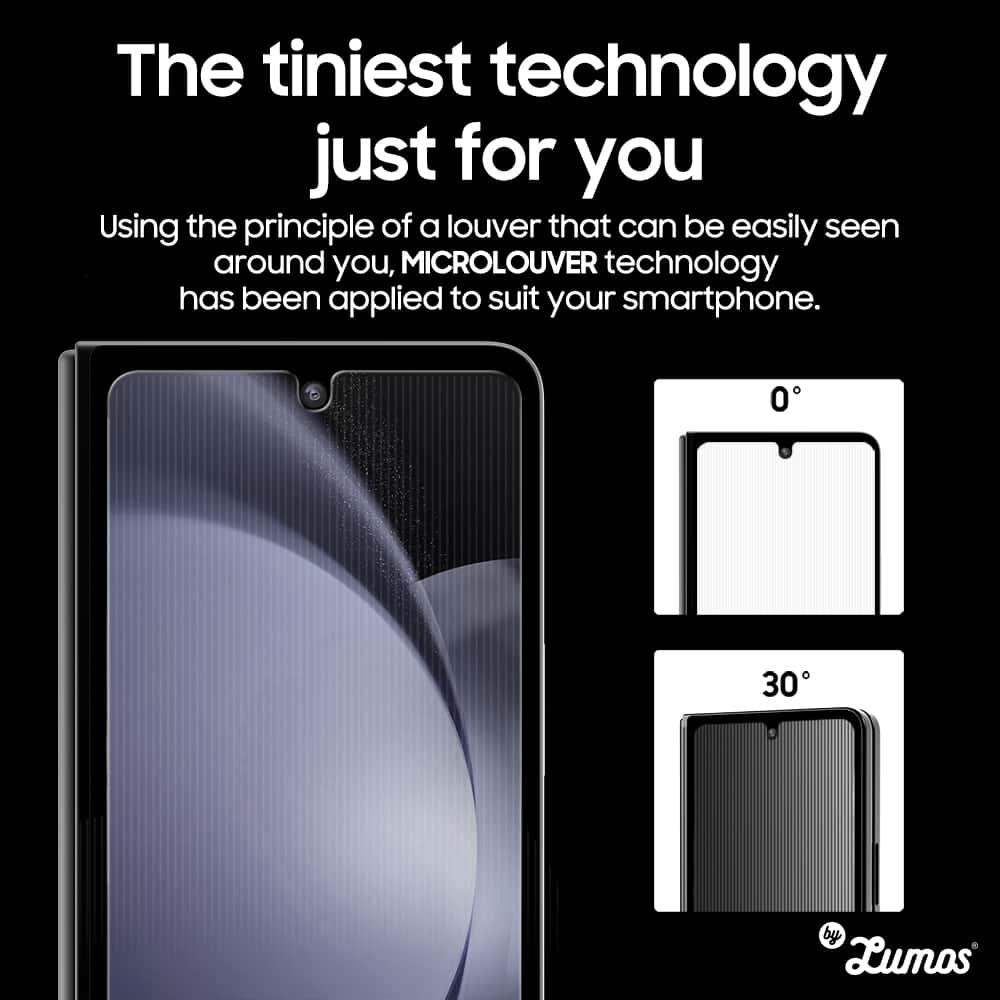 Araree Sub Core Privacy Premium Tempered Glass For Samsung Galaxy Z Fold 5 & Z Flip 5 Screen Protector Anti Scratches