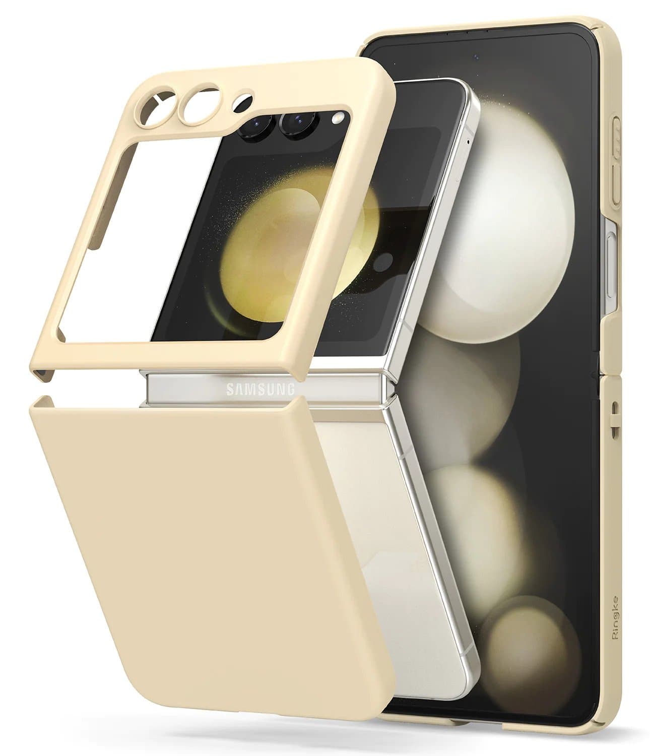 RINGKE Slim Samsung Galaxy Z Flip 5 Light& Thin Case โ Vanilla