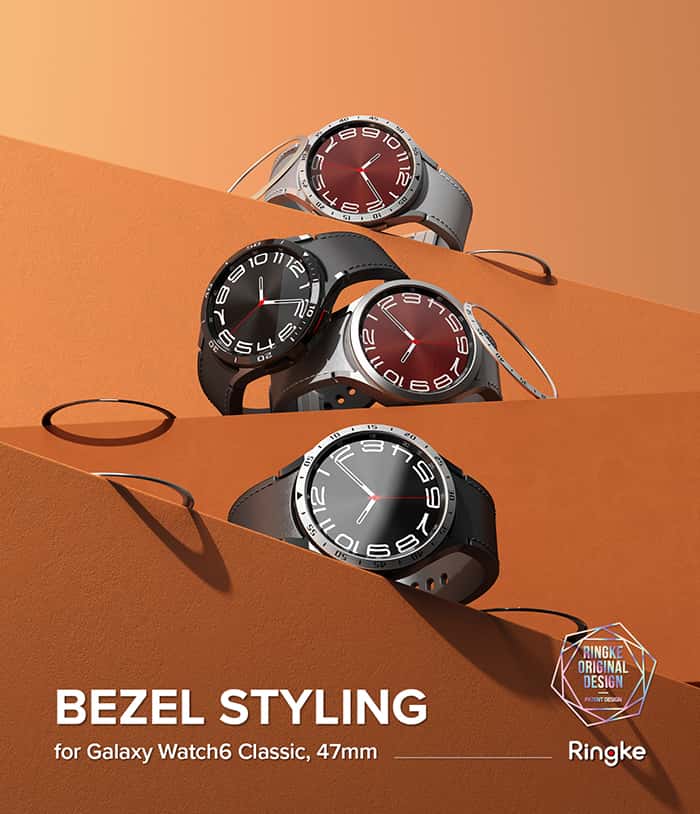 RINGKE BEZEL STYLING CASING COVER For Samsung Galaxy Watch 6 Classic