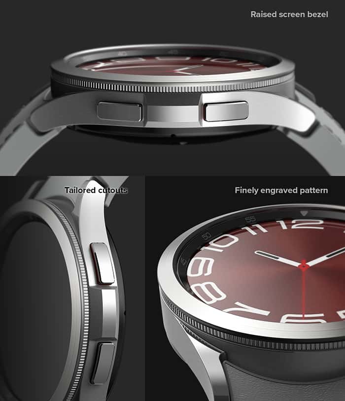 RINGKE BEZEL STYLING CASING COVER For Samsung Galaxy Watch 6 Classic