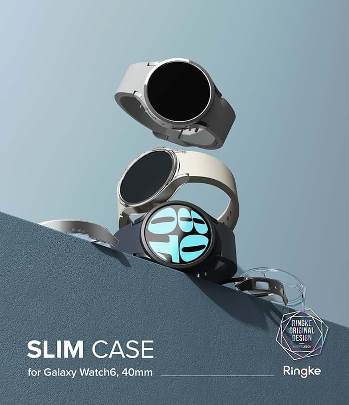 RINGKE SLIM CASE For Galaxy Watch 6 44mm & 40mm Hard Case