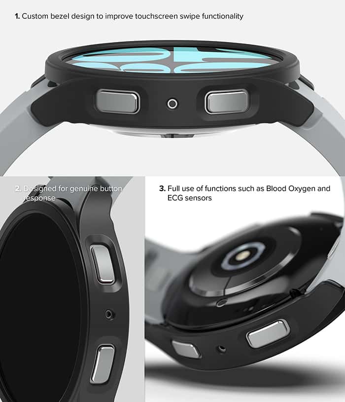 RINGKE SLIM CASE For Galaxy Watch 6 44mm & 40mm Hard Case