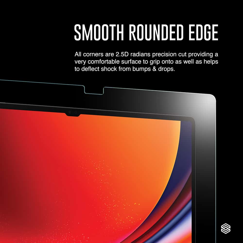 SIEGE GLASTIMATE FULL HD CLEAR FULL COVERAGE SCREEN PROTECTOR For Samsung Galaxy Tab S9 Ultra
