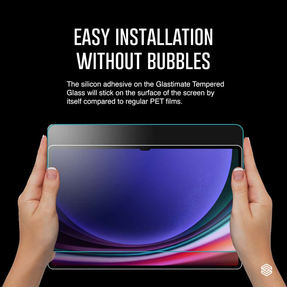 SIEGE GLASTIMATE FULL HD CLEAR FULL COVERAGE SCREEN PROTECTOR For Samsung Galaxy Tab S9 Ultra