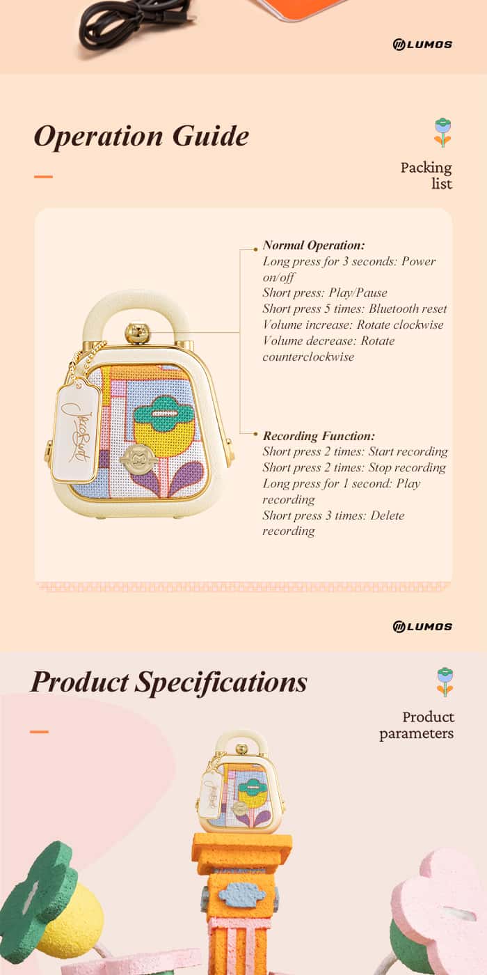 MUZEN MINI HANDBAG Portable Speaker