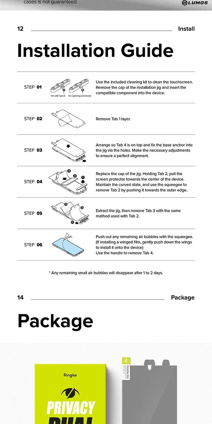 RINGKE PRIVACY DUAL EASY FILM Samsung Galaxy S24 Ultra Premium Screen Protector