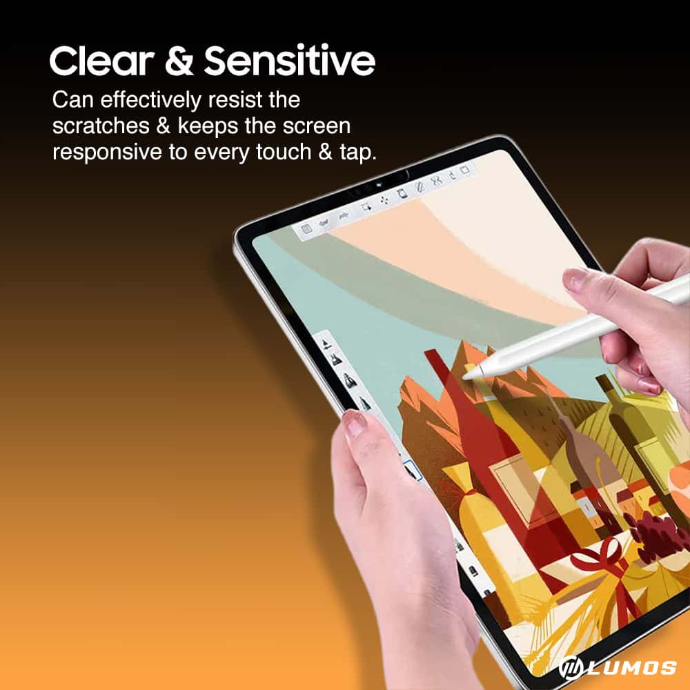 GLASSPRO+ IPAD PRO 10.5 / IPAD PRO 12.9 (2017) / IPAD PRO 12.9 (2020) SERIES (FULL HD CLEAR) Tempered Glass Screen Protector