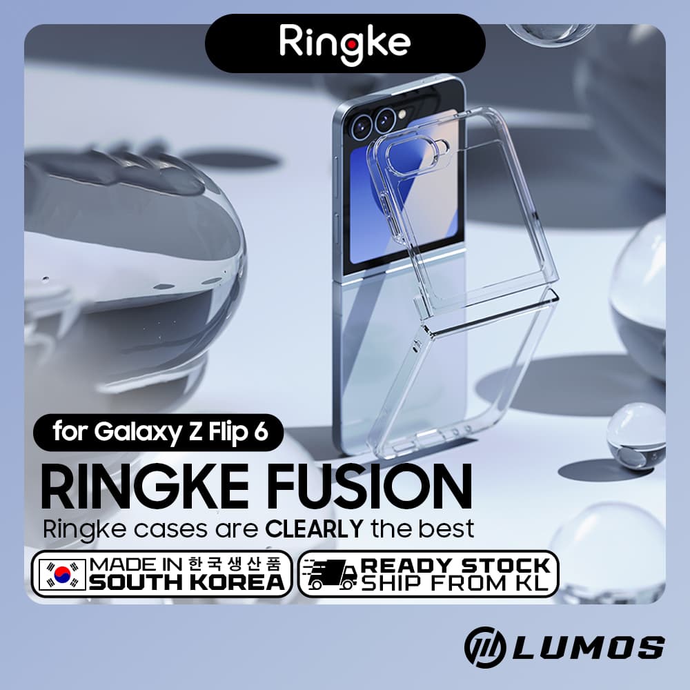 RINGKE SAMSUNG GALAXY Z FLIP 6 FUSION Longer Lasting Clarity Military Grade Drop Protection