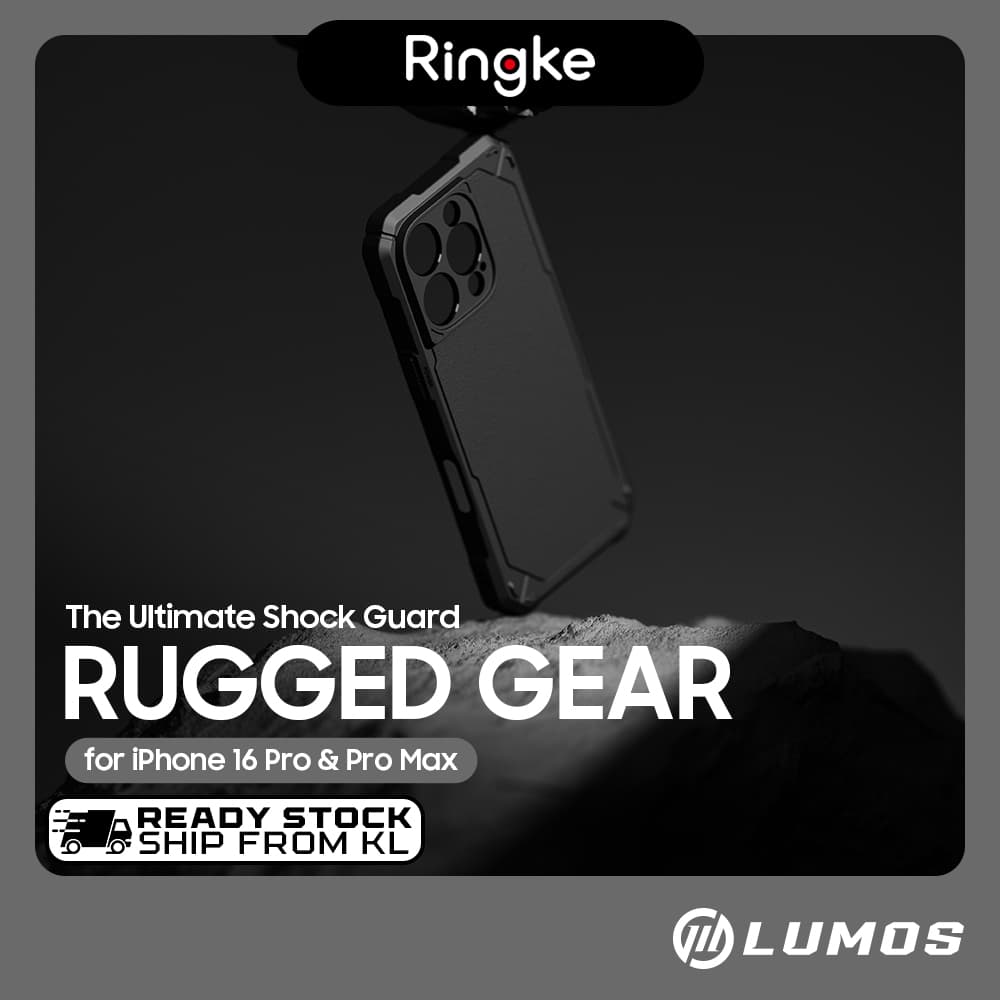 RINGKE RUGGED GEAR for iPhone 16 Pro /16 ProMax Phone Case