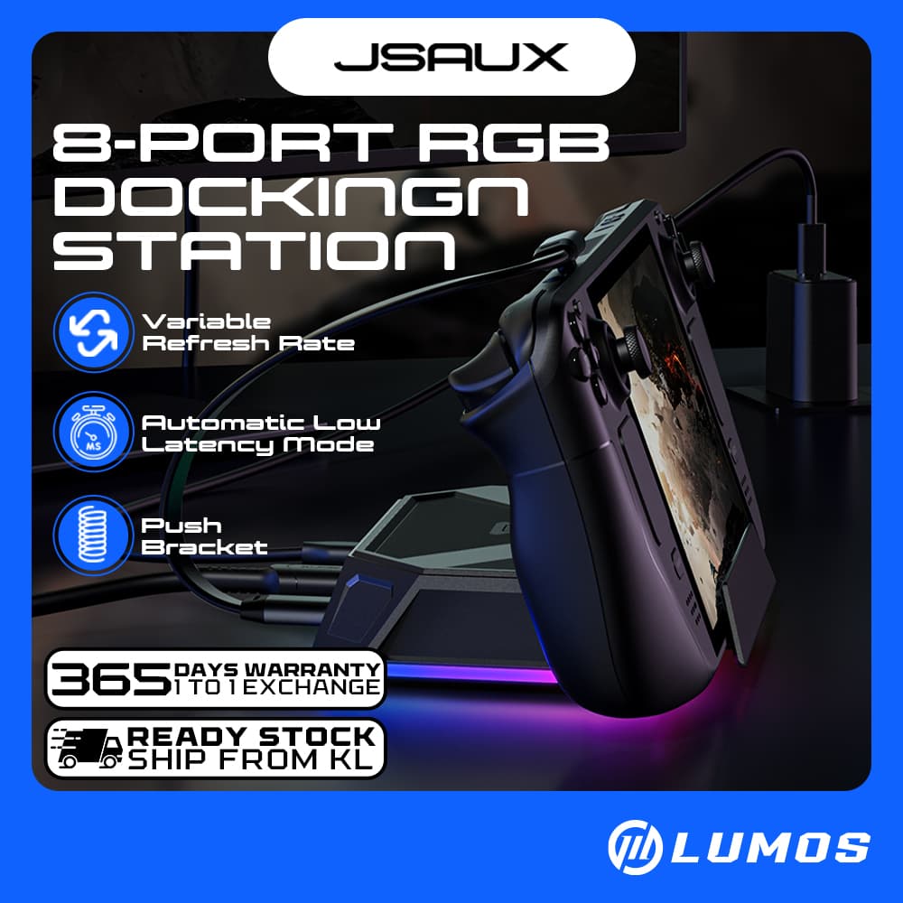 JSAUX HB0801 8-Port RGB Docking Station