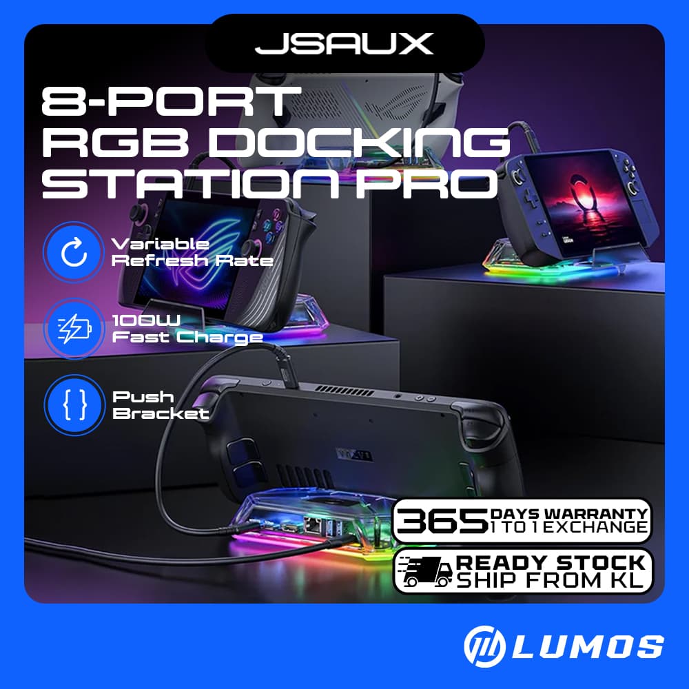 JSAUX HB0801S 8-Port RGB Docking Station