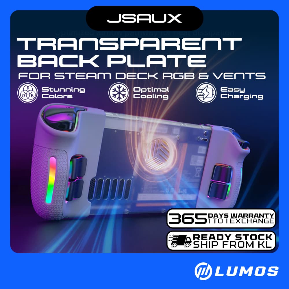 JSAUX PC0106C Back Plate for Steam Deck OLED