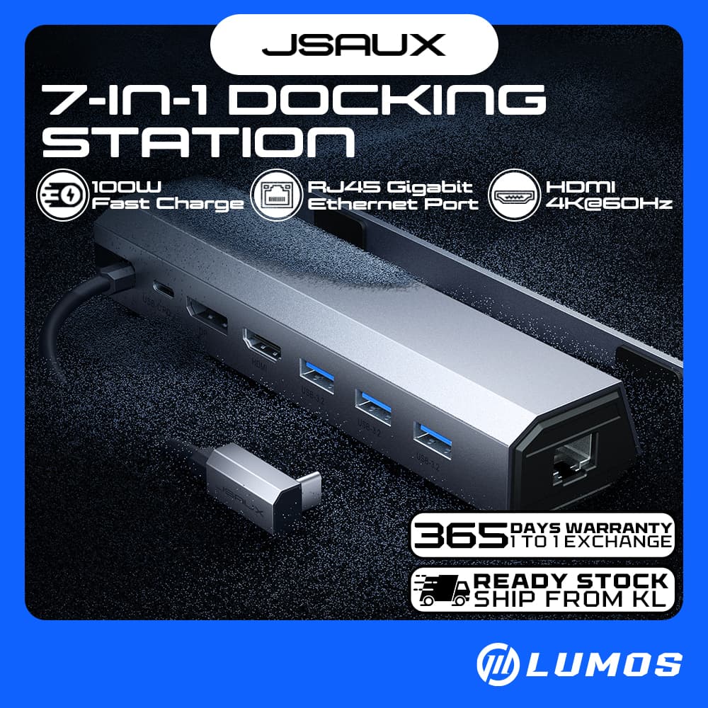 JSAUX HB0702 7-in-1 Multifunction Adapter