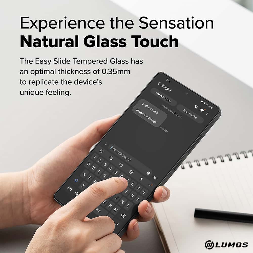 Ringke Easy Slide HD+ Clear Tempered Glass 【2 pack】 for Samsung Galaxy S25/ S25 Plus/ S25 Ultra