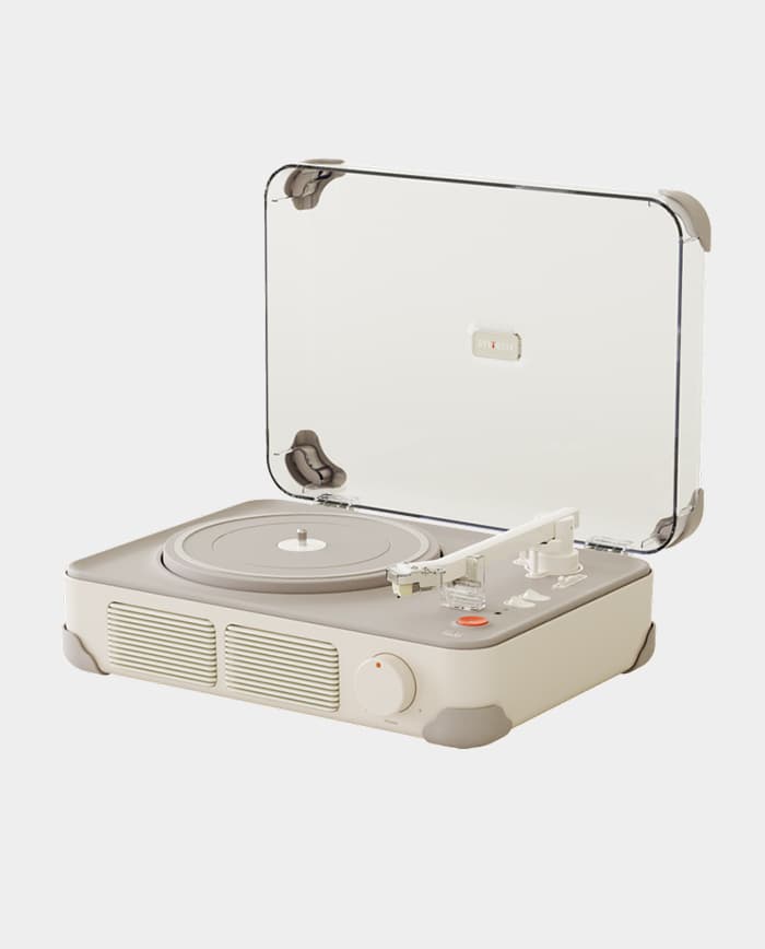 SYITREN T400 RECORD PLAYER with All-in-One Record & Bulit-in Re-chargable Battery Vinyl Record Player