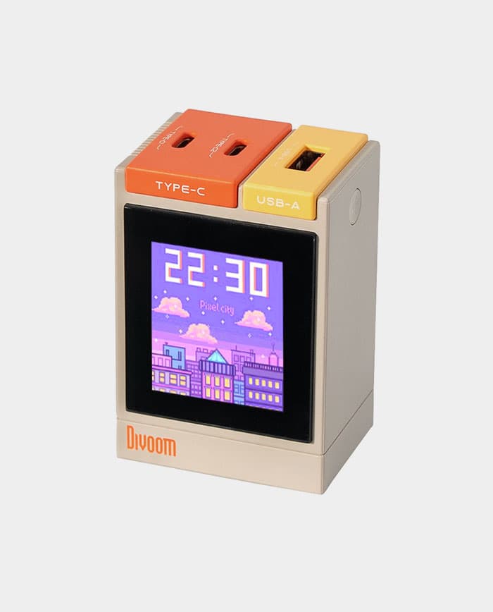 DIVOOM DIPOW 67 Multi-Port Pixel Art GaN Fast Charger 67W