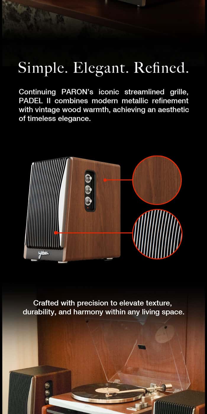 SYITREN PADEL II Retro HiFi Bluetooth Wireless Desktop Speaker