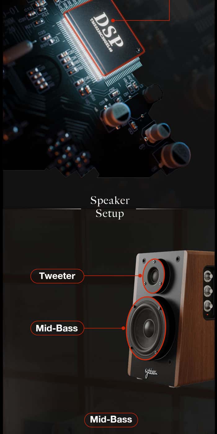 SYITREN PADEL II Retro HiFi Bluetooth Wireless Desktop Speaker