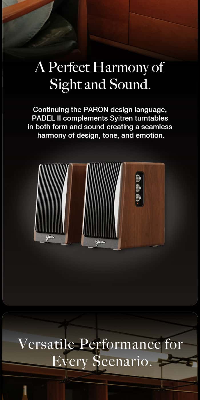 SYITREN PADEL II Retro HiFi Bluetooth Wireless Desktop Speaker