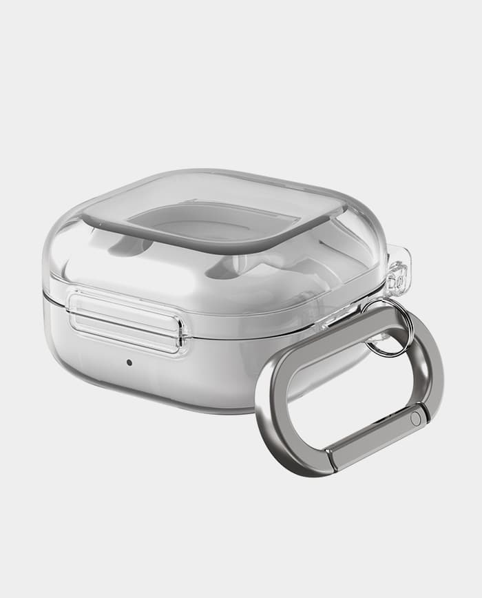 Araree NUKIN Hard Cover Case for Samsung Galaxy Buds 4 / Buds 4 Pro Clear
