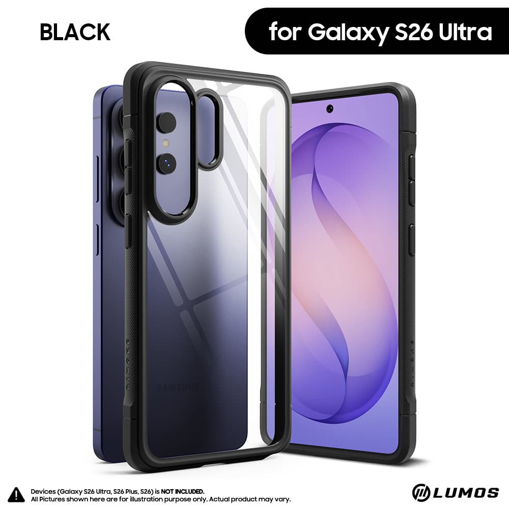 Ringke FUSION BOLD Series Samsung Galaxy S26 Ultra Drop Protection Military-Grade Phone Case & Casing – S26 Ultra Black