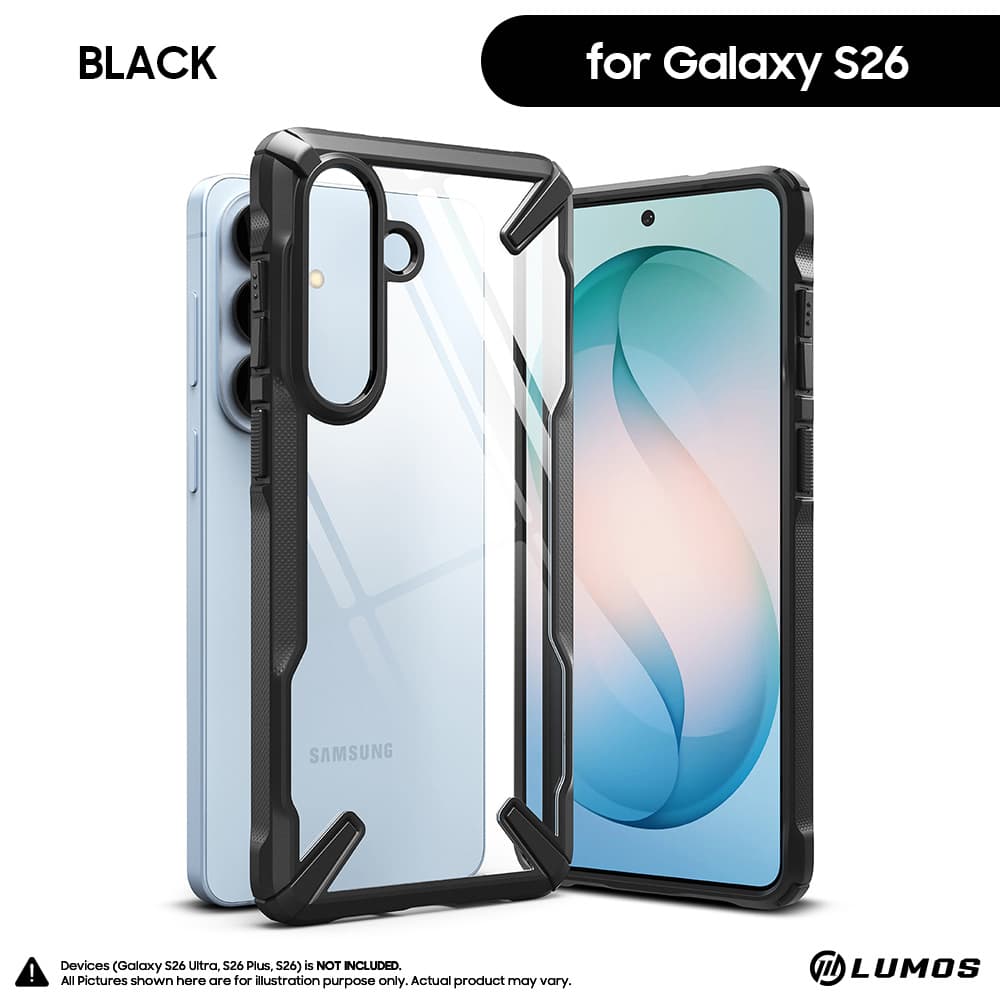 Ringke FUSION X Series for Samsung Galaxy S26 / S26 Plus / S26 Ultra Series Protective Stylish Phone Case & Casing – S26 Black