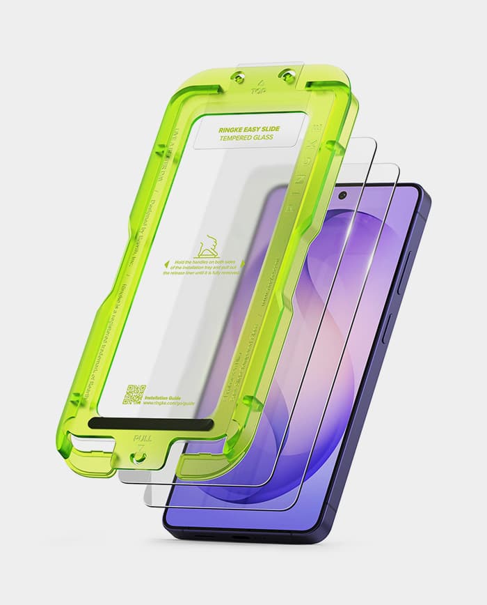 Ringke Easy Slide HD+ Clear Tempered Glass 2 pack for Samsung Galaxy S26 / S26 Plus / S26 Ultra