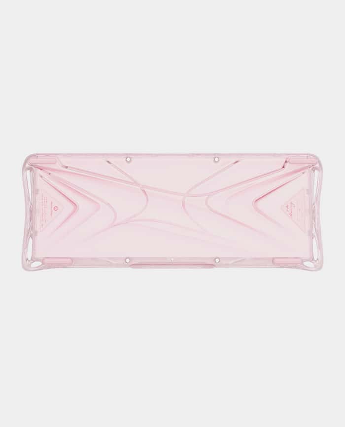 Gravastar Mercury V60 Crystal Rose 60% Mechanical Gaming Keyboard RGB Wired Compact Pink Transparent Design