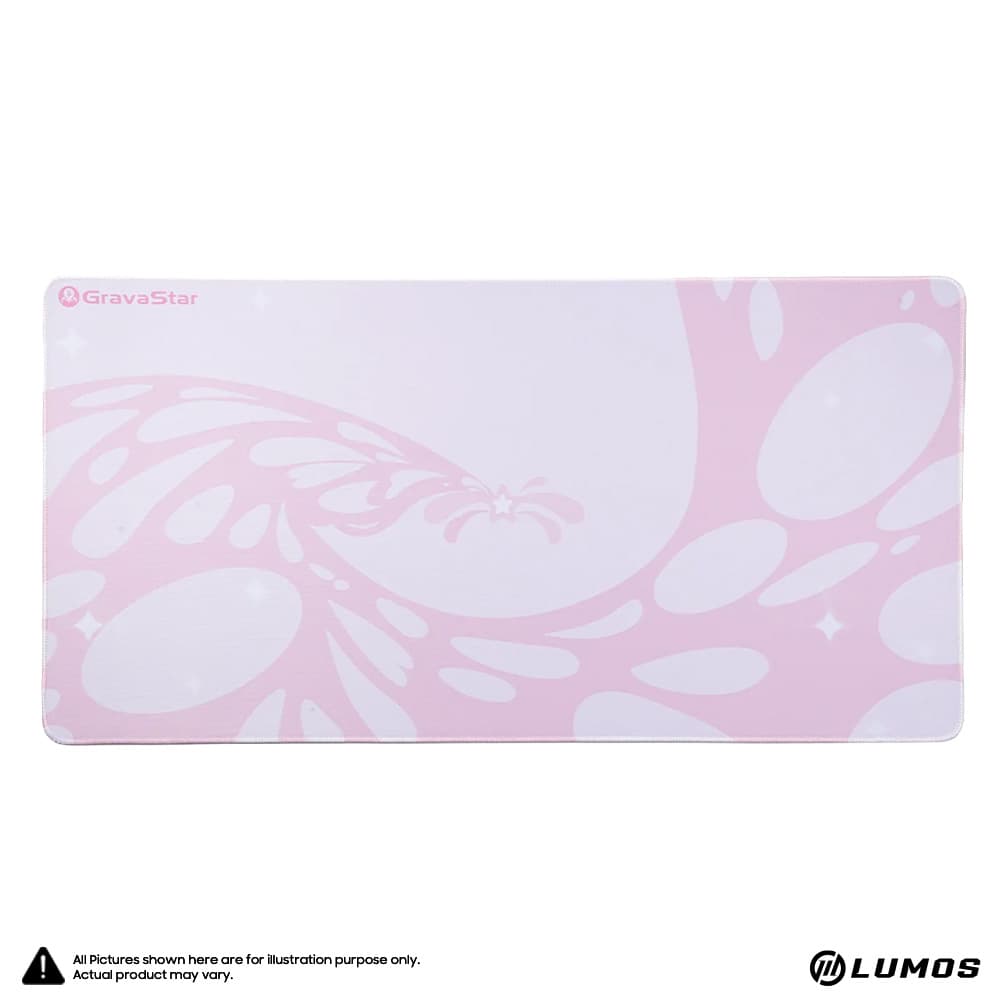 GravaStar Ultra-Precision Large Gaming Mouse Pad Pink , Blue , Purple – Pink