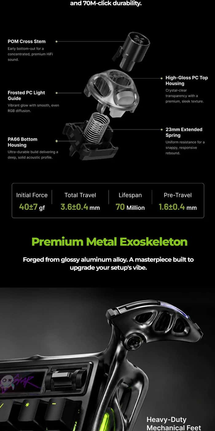 THE ULTIMATE GAMING COMBO IS HERE — GET THE GRAVASTAR K98 PRO AND ADD RM199 ONLY FOR A TTRACING SWIFT X 2020 GAMING CHAIR!