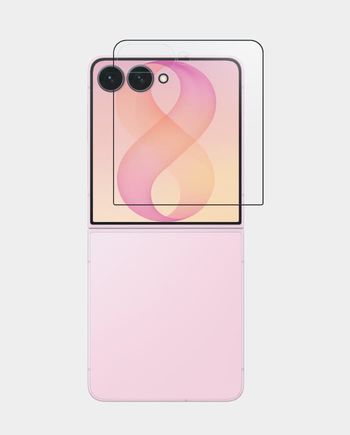 SIEGE GLASTIMATE (CLEAR) For Samsung Galaxy Z Flip 8