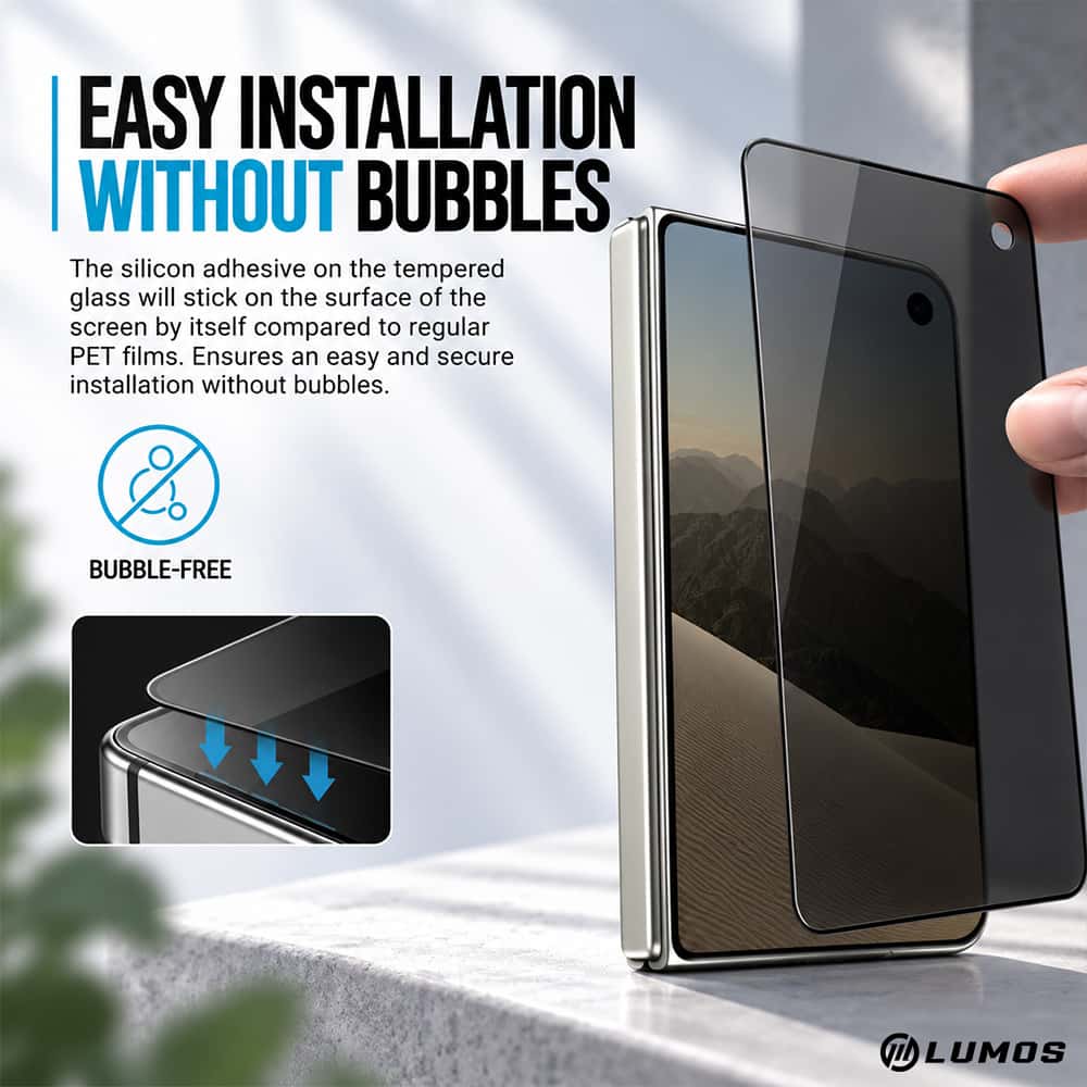 SIEGE Glastimate Premium Privacy Matte Tempered Glass Screen Protector for IPhone Duo