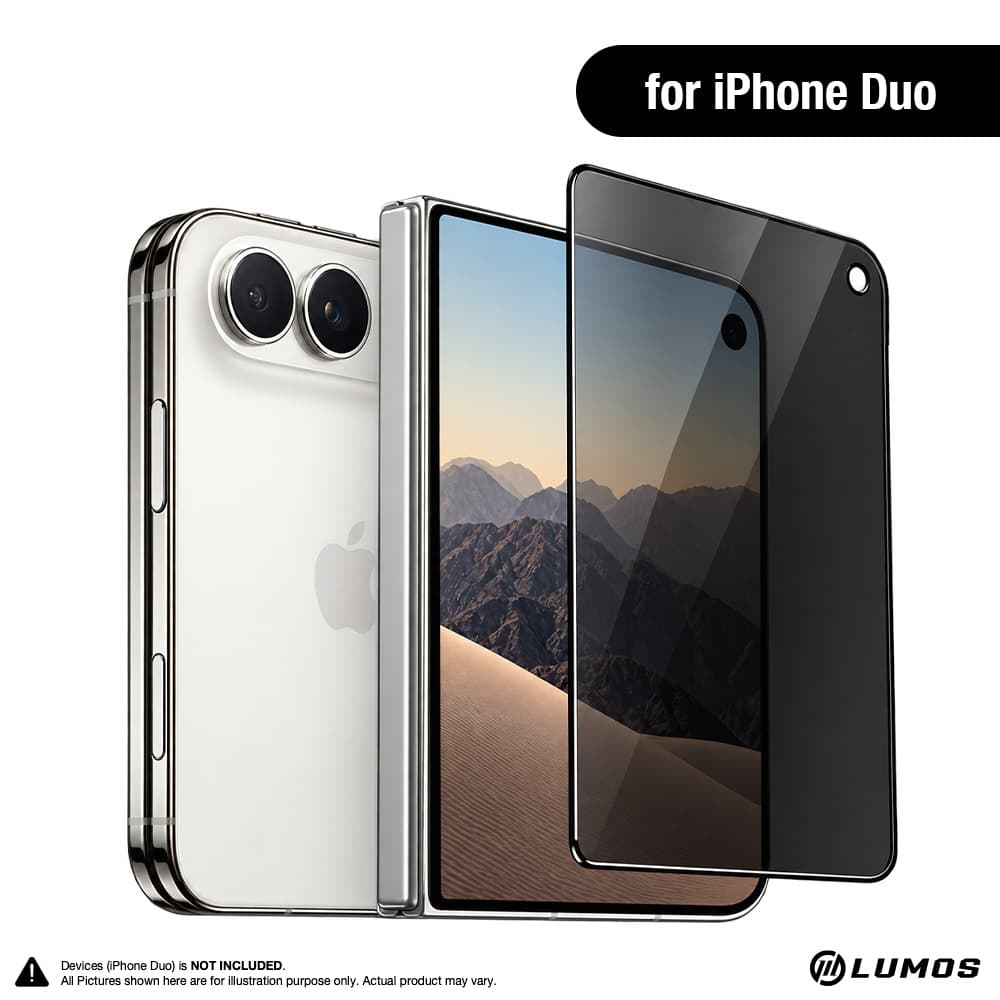 SIEGE Glastimate Premium Privacy Matte Tempered Glass Screen Protector for IPhone Duo – iPhone Duo