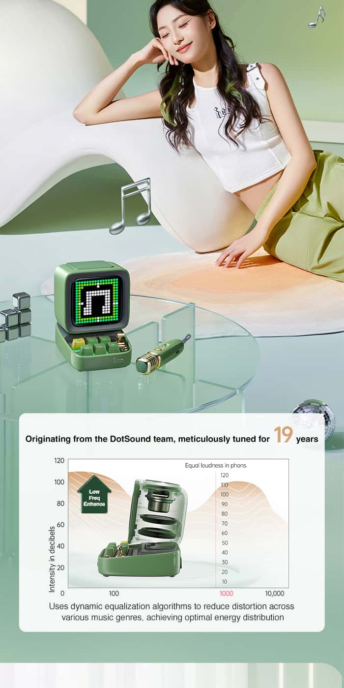 DIVOOM DITOO MIC Pixel Bluetooth Speaker