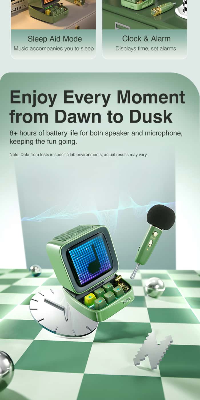 DIVOOM DITOO MIC Pixel Bluetooth Speaker