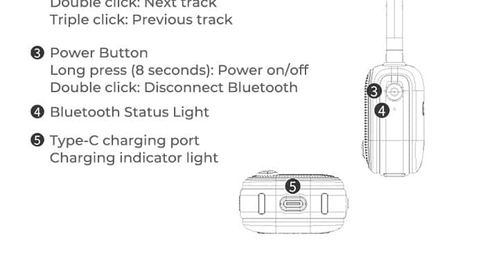 DIVOOM LOVE LOCK Mini Bluetooth Speaker